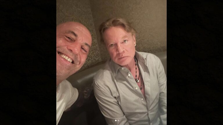 Axl Rose’s Infectious Joy Captured in Epic Selfie with Joe Rogan at Trendy Restaurant