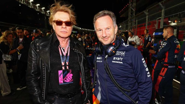 Don’t Miss Out! Rock Legend Axl Rose Takes Vegas by Storm at Grand Prix with Red Bull Racing and Robert Trujillo