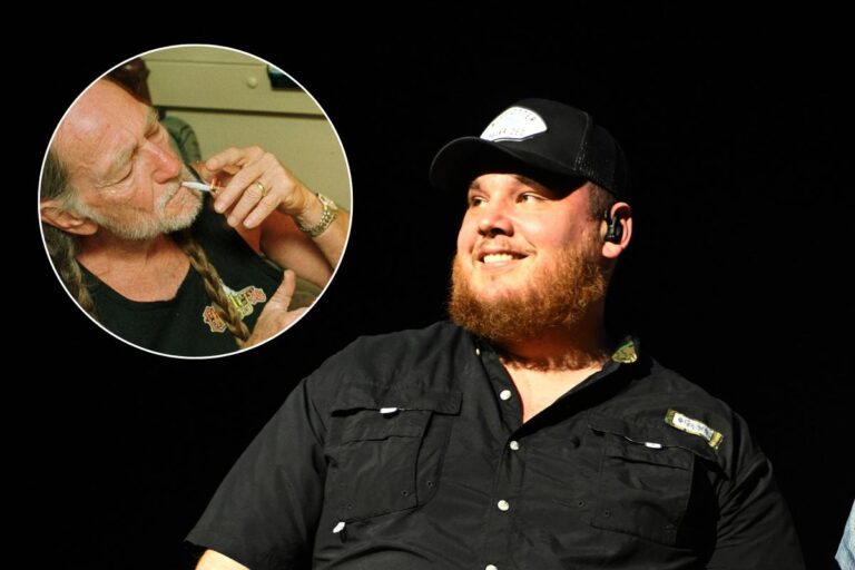 Luke Combs Shares Wild Tale of Getting High with Music Icon Willie Nelson