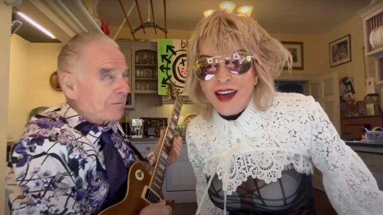 Rock legends Toyah and Robert Fripp defy age on Blink 182’s ‘Growing Up’ cover