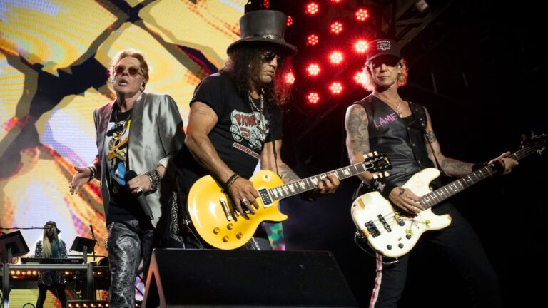 Rock out to Guns N’ Roses’ latest hit single “Perhaps” now!