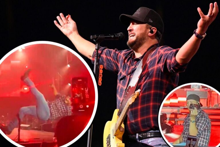 Watch Luke Bryan’s Hilarious On-Stage Tumble – You Won’t Believe His Reaction!