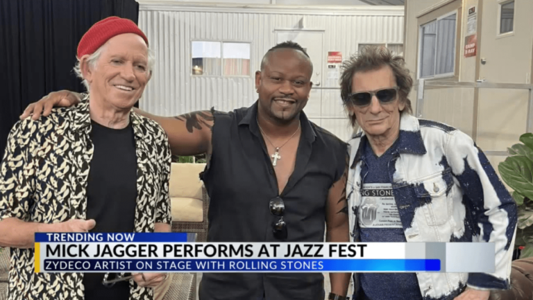 D’Wayne Dopsie shares the stage with Mick Jagger and The Rolling Stones for an unforgettable Zydeco performance!