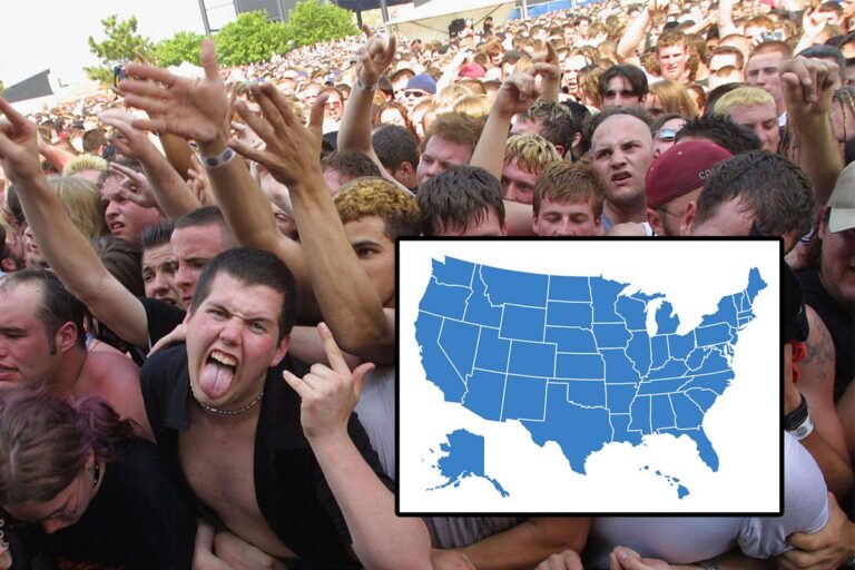 Discover the Top U.S. States with the Wildest Concert Crowds!