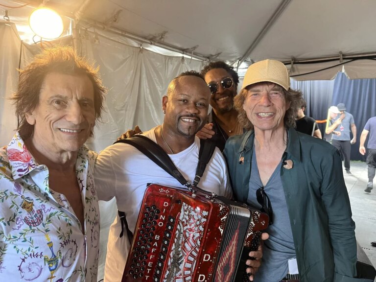 Lafayette Zydeco Sensation Joins The Rolling Stones On Stage!