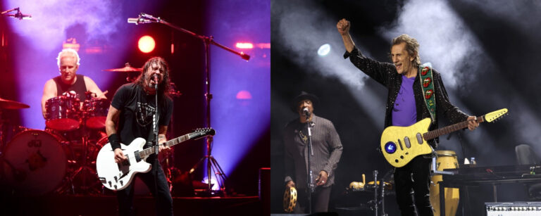 Rock Legend Ronnie Wood of The Rolling Stones Watches Foo Fighters Rock the Stage at 2024 New Orleans Jazz Fest